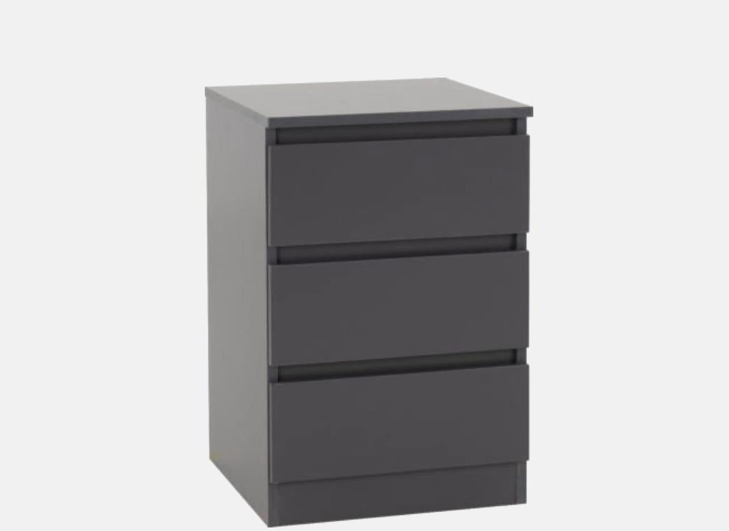 Malvern Bedside 3 Drawer