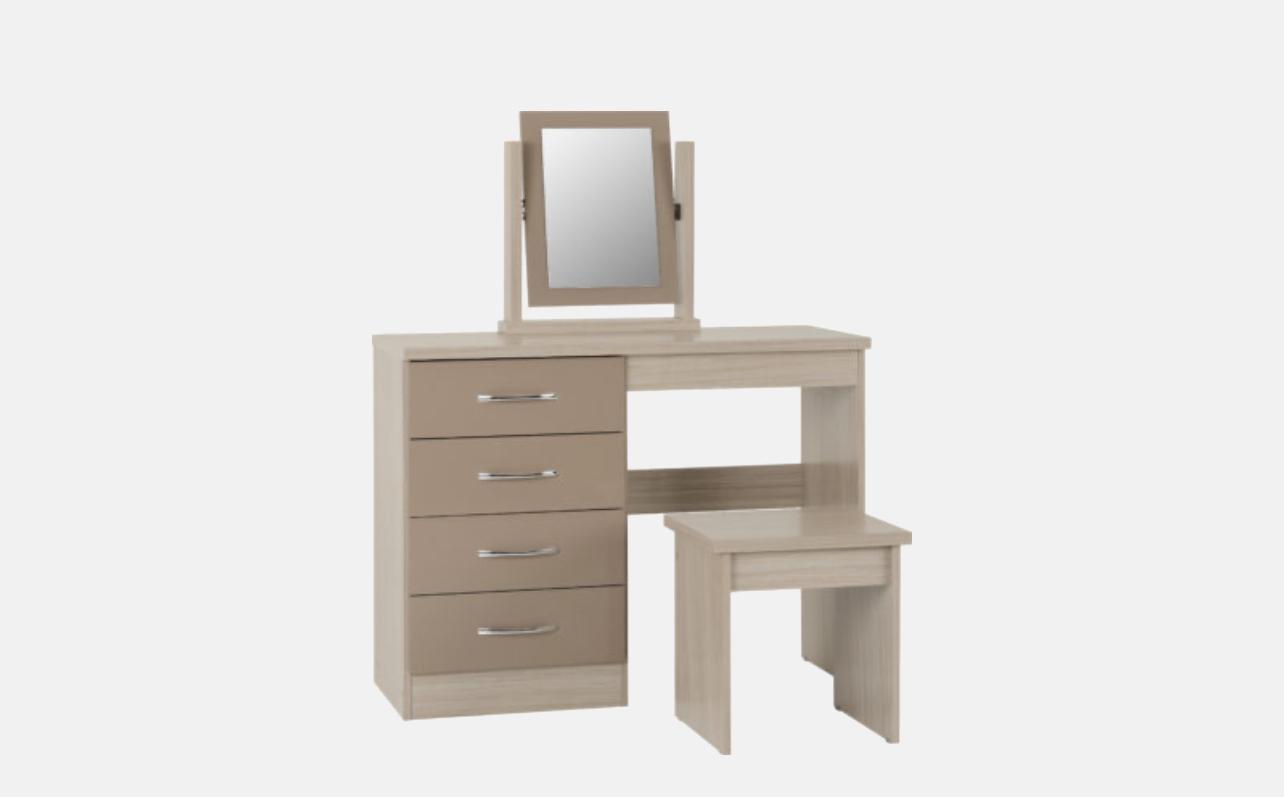 Nevada Dressing Table and Stool