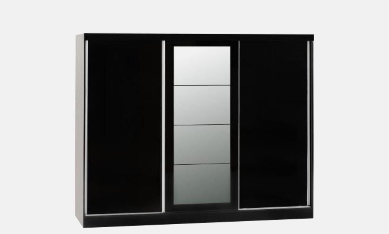 Nevada 3 door sliding wardrobe