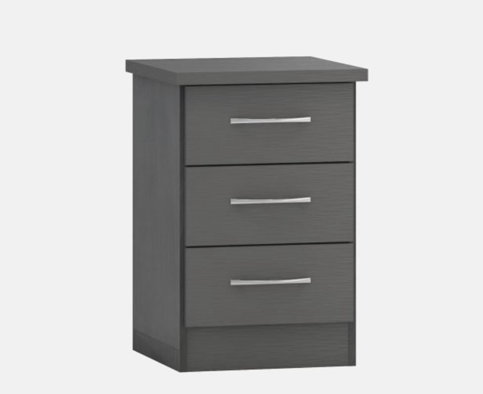 Nevada 3 Bedside Drawer