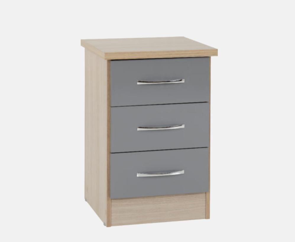 Nevada 3 Bedside Drawer