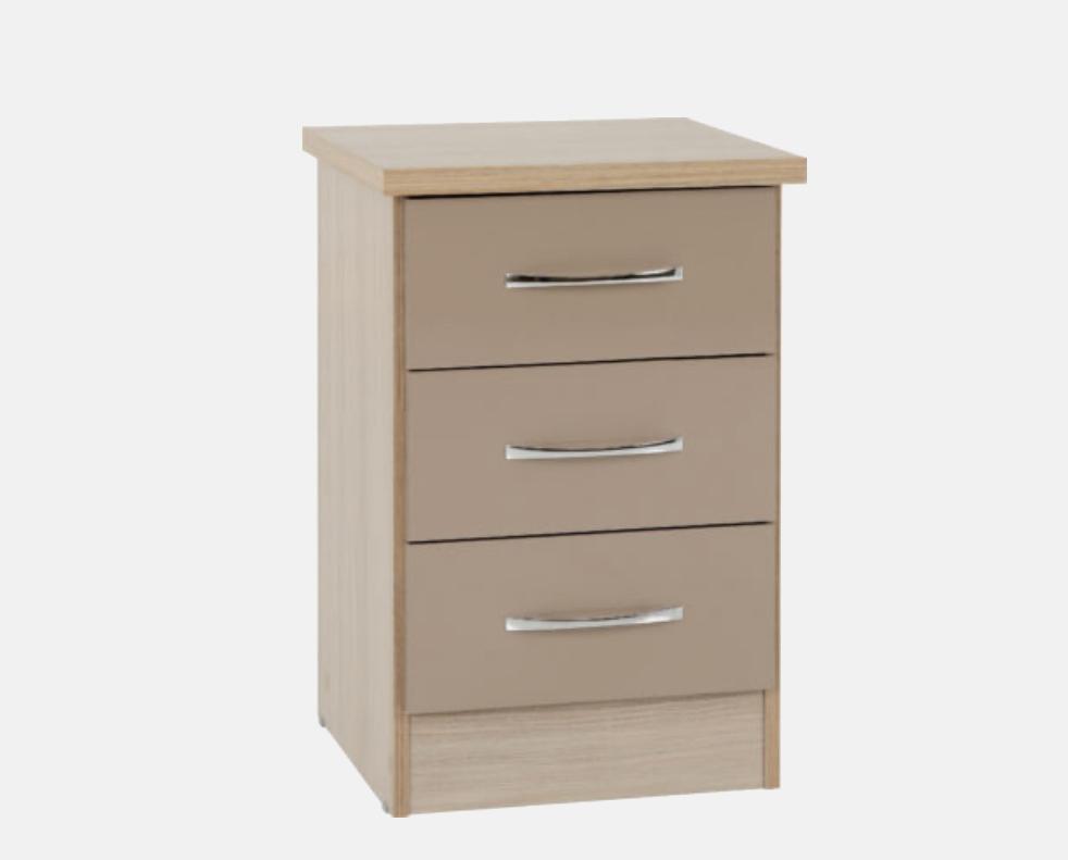 Nevada 3 Bedside Drawer