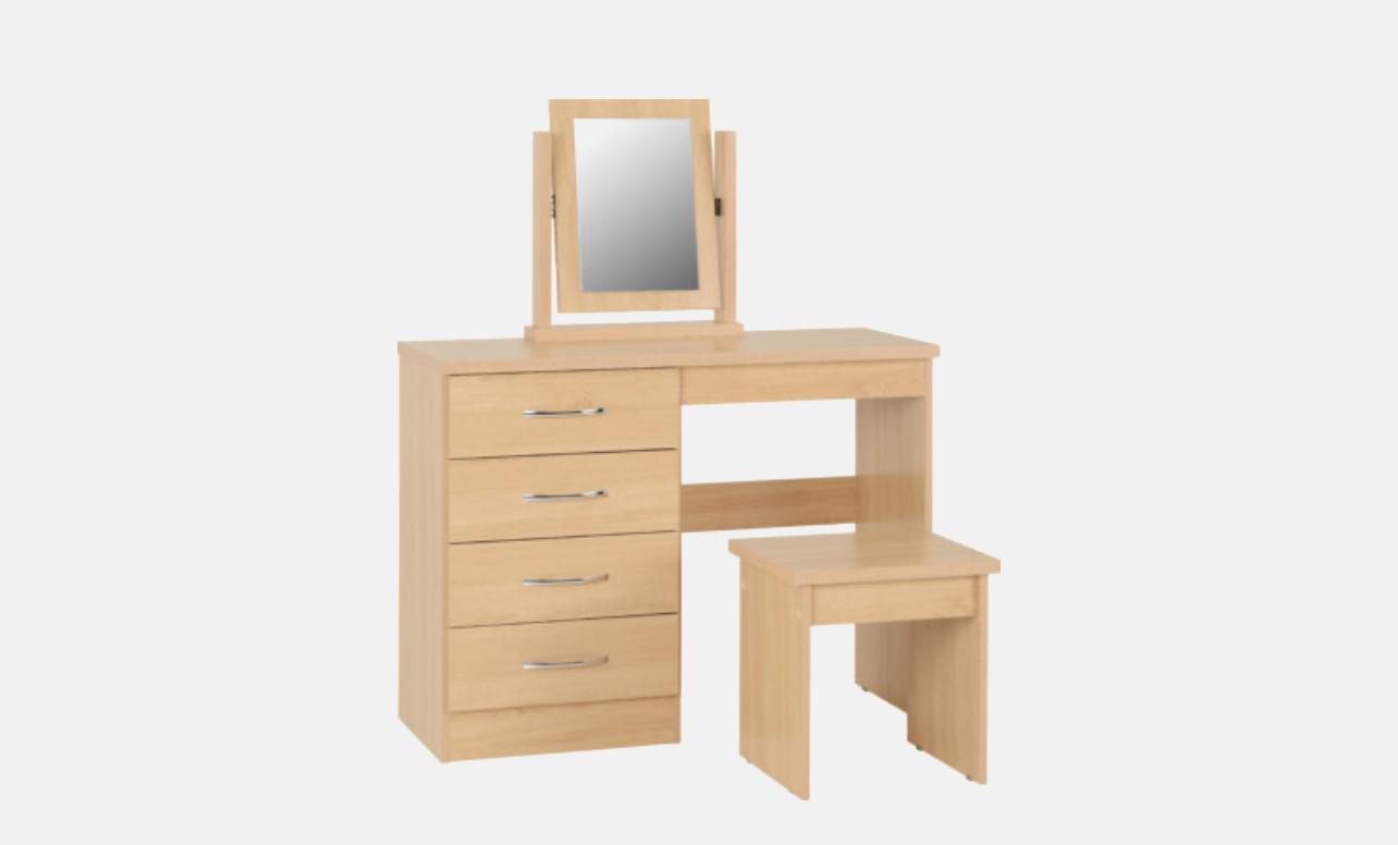 Nevada Dressing Table and Stool