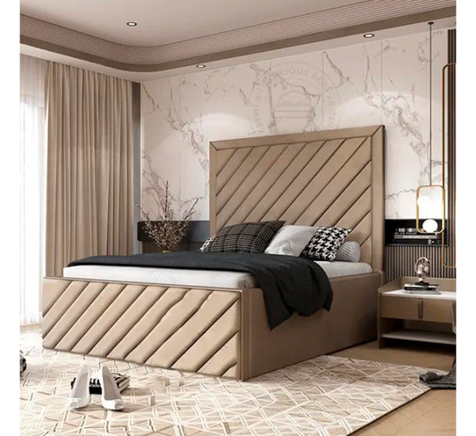 Shades Storage Bedframe with mattress