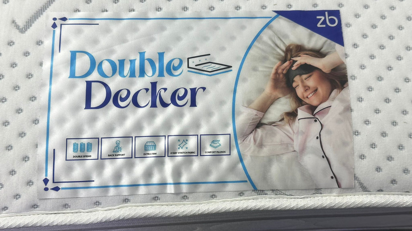 Double Decker Mattress (28 cm) - Very Firm